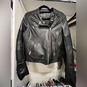 Blank NYC leather biker jacket